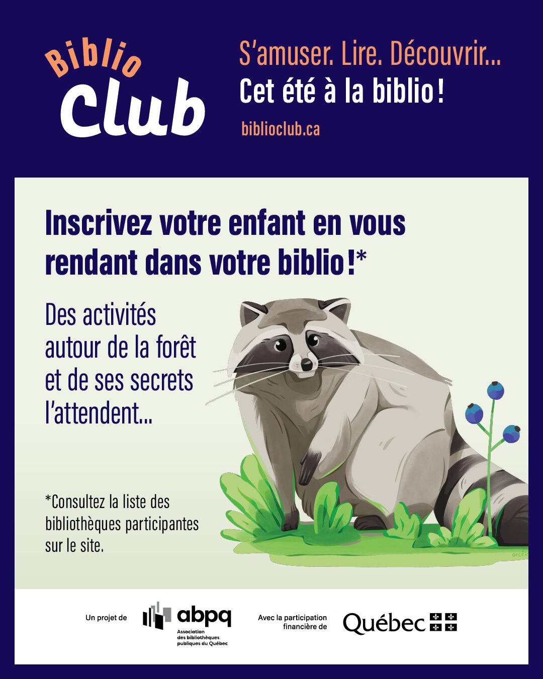 Cet été, joins-toi à la 1re édition du BiblioClub!